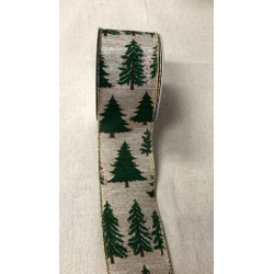 Christmas Ribbon Wired 2.5 x 10y